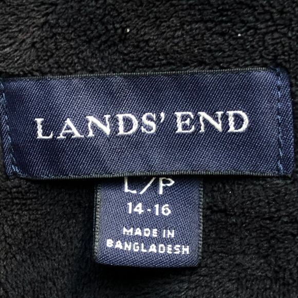 Lands' End Women's Black Jacket Large 14-16 - Picture 8 of 11